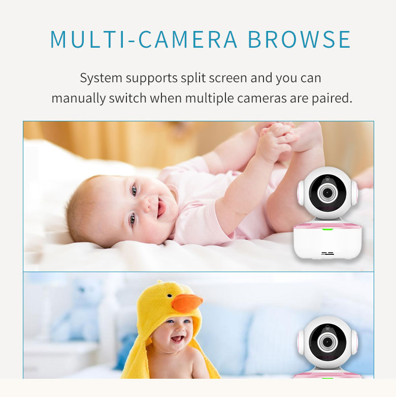 HD wireless baby care device voice intercom baby monitor